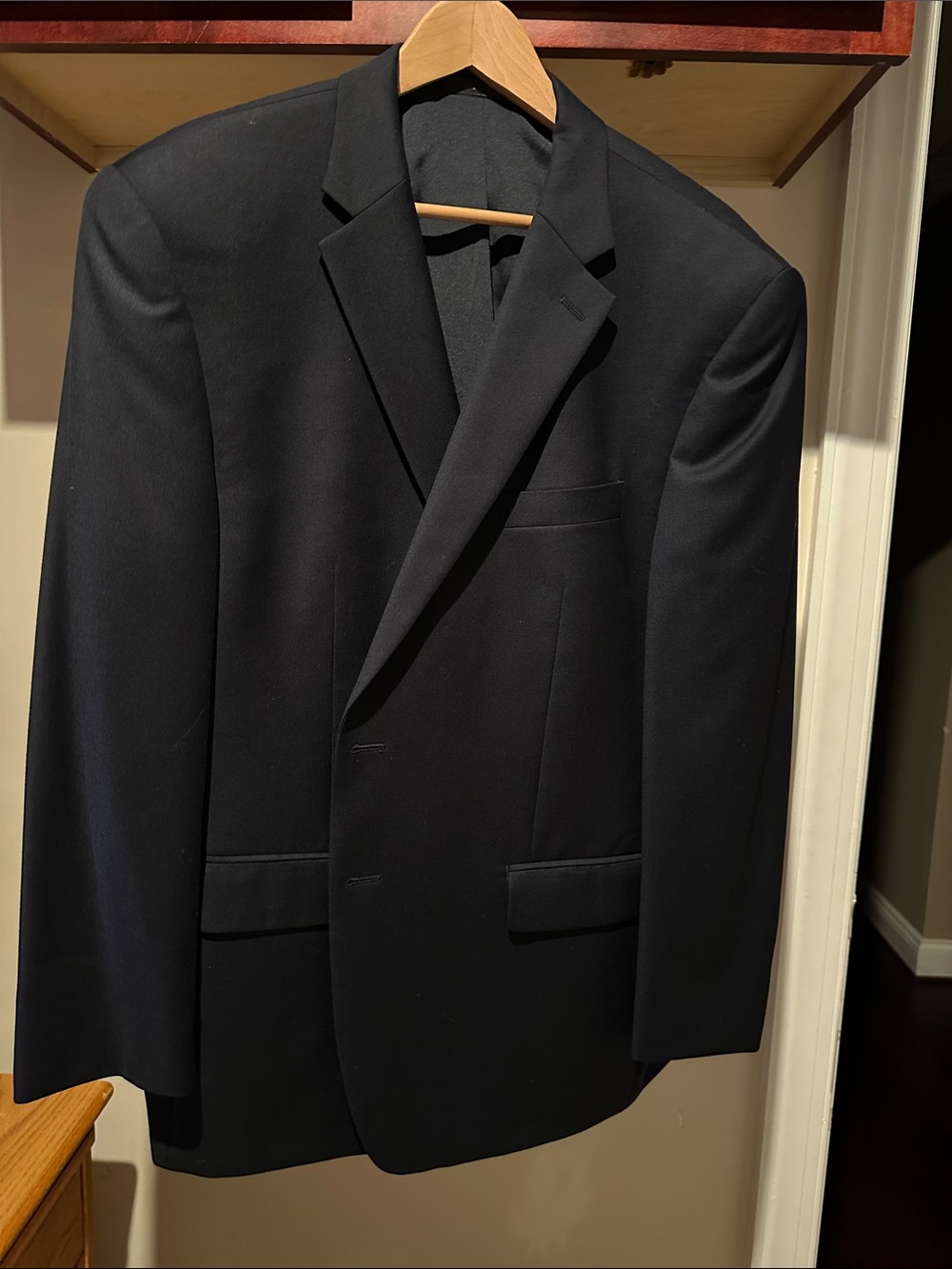 Ralph Lauren Navy Men's Single-Breasted Suit Jacket